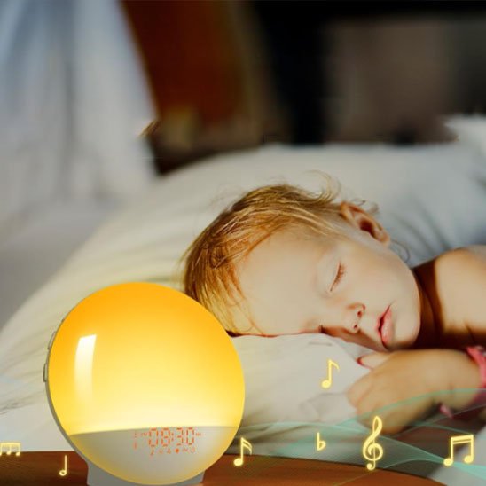 reveil simulateur d'aube douxmatin melodie du sommeil
