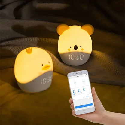 reveil veilleuse aniclock canard