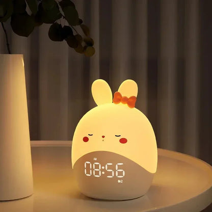 reveil veilleuse aniclock lapin mignon