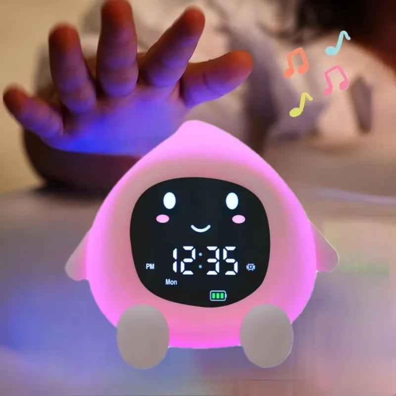 reveil educatif enfant entrainement au sommeil avec bruit blanc veilleuse sleeptraining