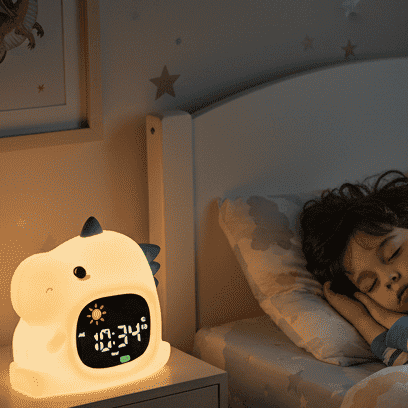 reveil veilleuse enfant avec entraîneur de sommeil | sleeptraining™ - Mon Univers Enfant