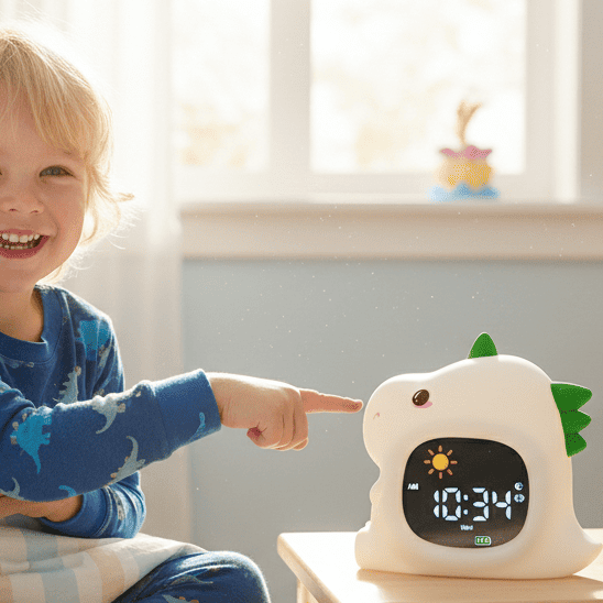 reveil veilleuse enfant avec entraîneur de sommeil | sleeptraining™ - Mon Univers Enfant