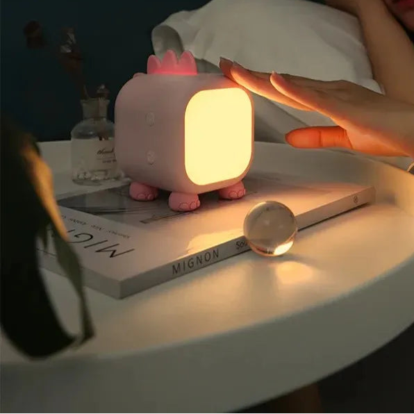 reveil veilleuse enfant dragon funnydagon rose extinction facile