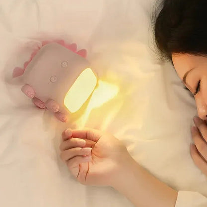 reveil veilleuse enfant dragon funnydagon rose veilleuse