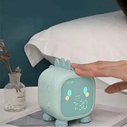 reveil veilleuse enfant dragon funnydagon verte melodieuse