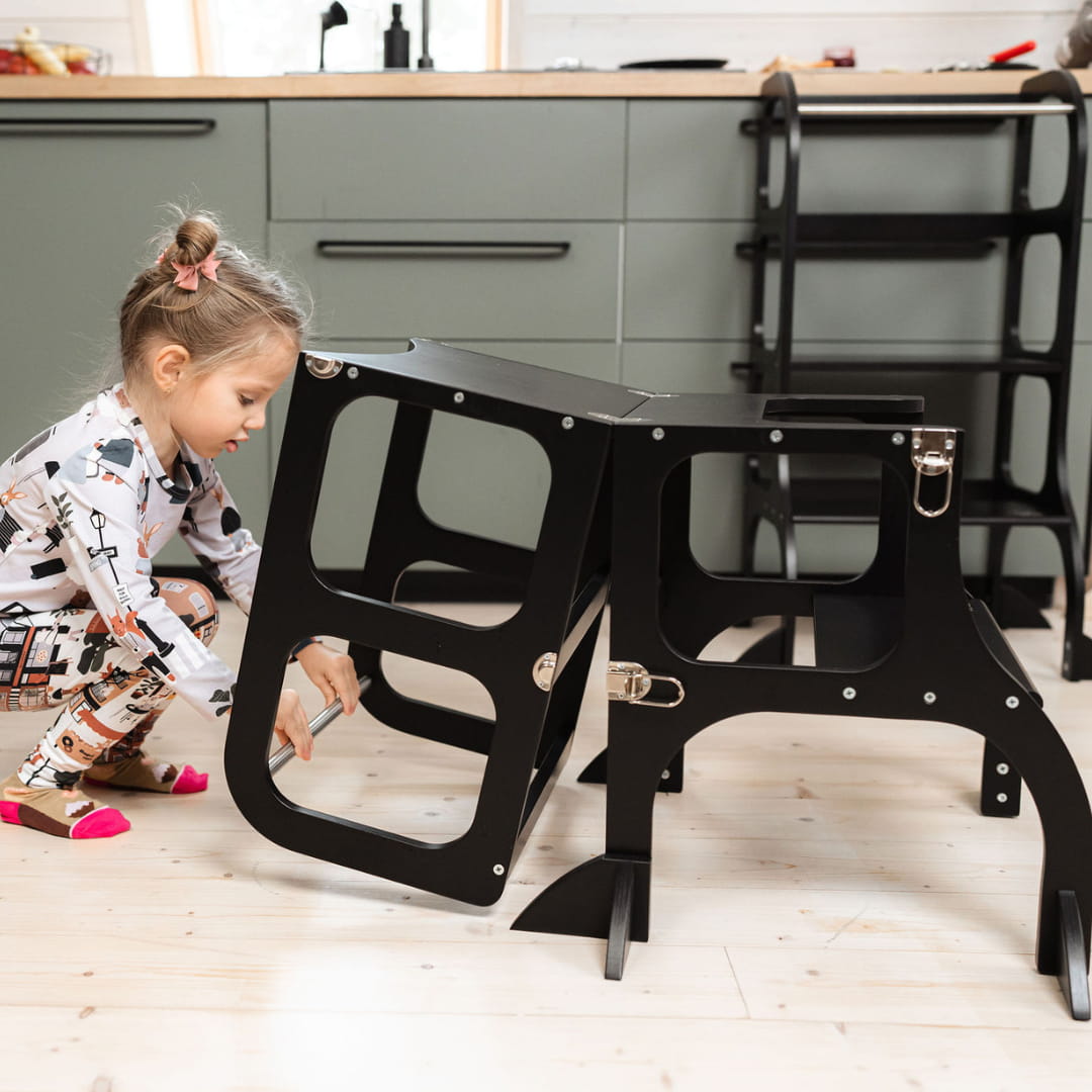 table haute convertible enfant – tour d'apprentissage 2 - en - 1 - MUE - Mon Univers Enfant