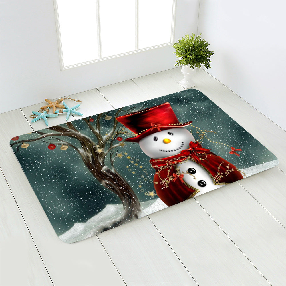 tapis chambre enfant bonhomme de neige serein