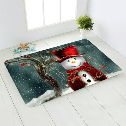 tapis chambre enfant bonhomme de neige serein