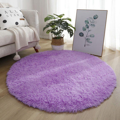 tapis chambre enfant rond violet RondCarpet