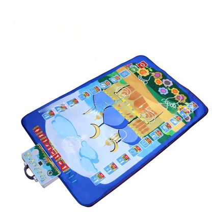 tapis de jeu enfant bleu