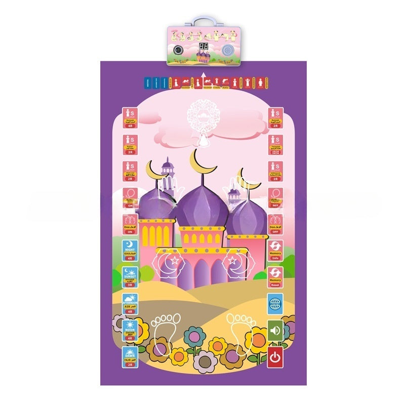 tapis de jeu enfant violet