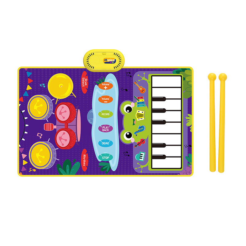 tapis de jeu musical violet