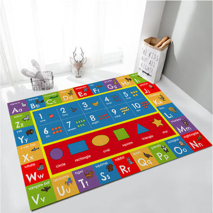 tapis de jeu voiture enfant circuit cartoon playmat apprentissage alphanumérique