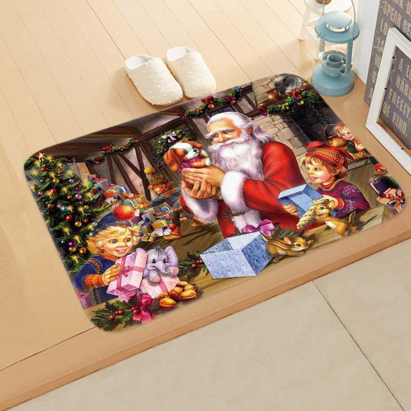 tapis enfant cadeau de père noël pour enfant