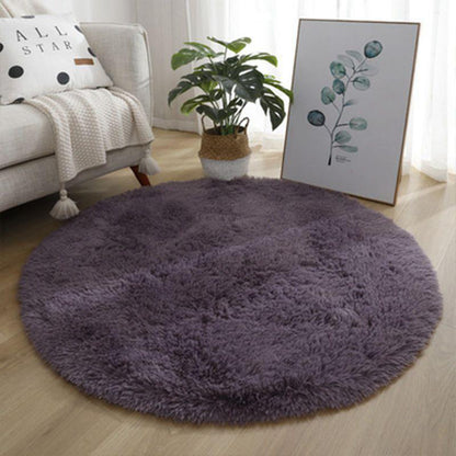 tapis enfant rond gris RondCarpet 