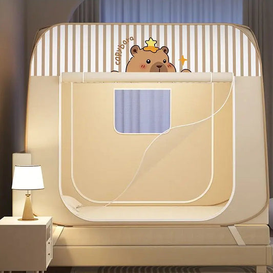 tente de lit enfant yourte bedyurt rectangulaire beige