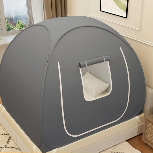 tente de lit enfant yourte bedyurt rond gris
