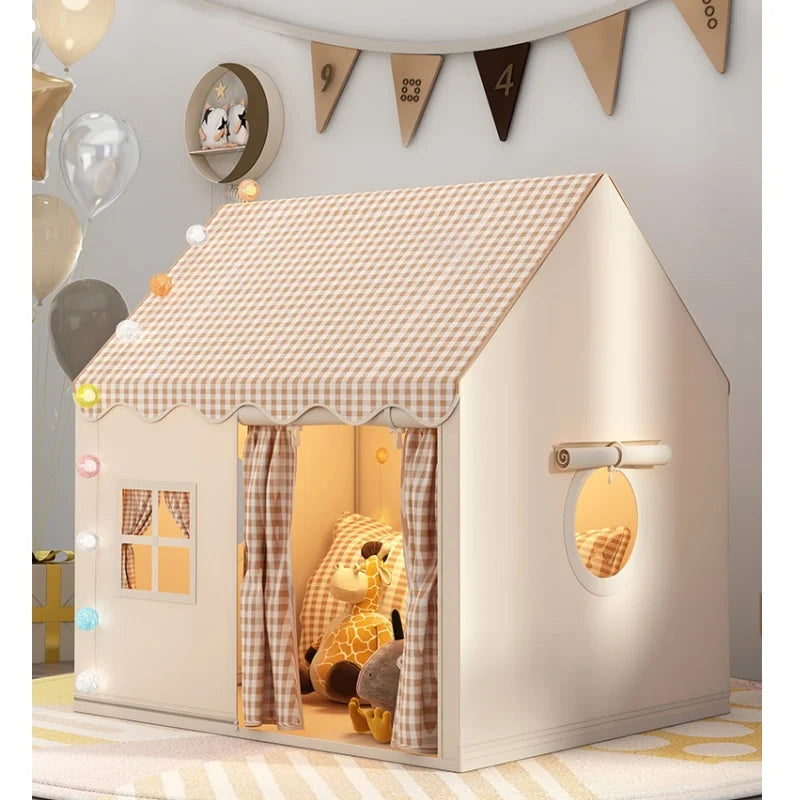 tente enfant CabanePliante beige