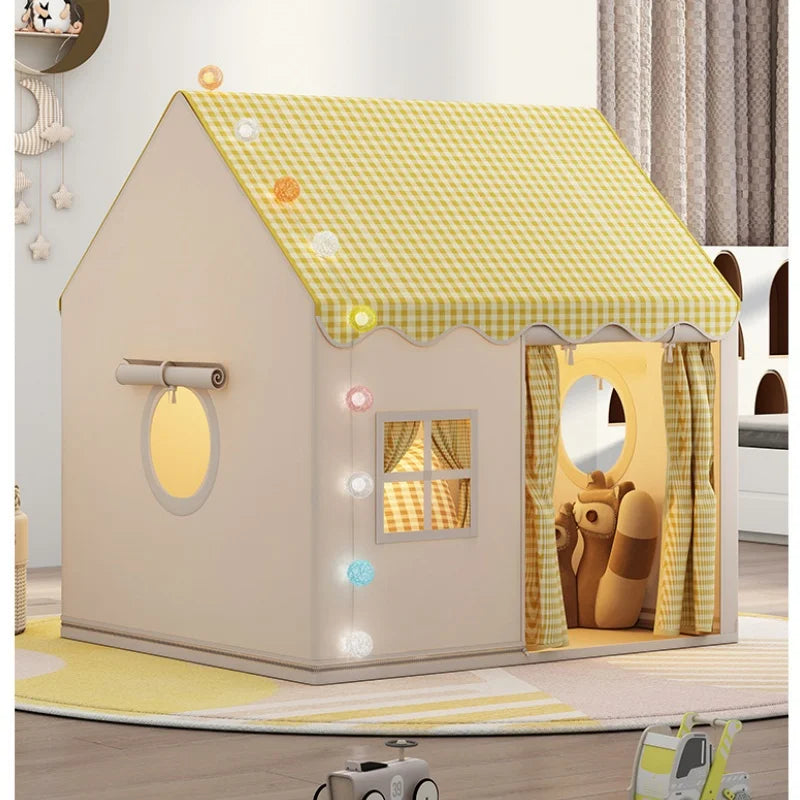 tente enfant CabanePliante jaune