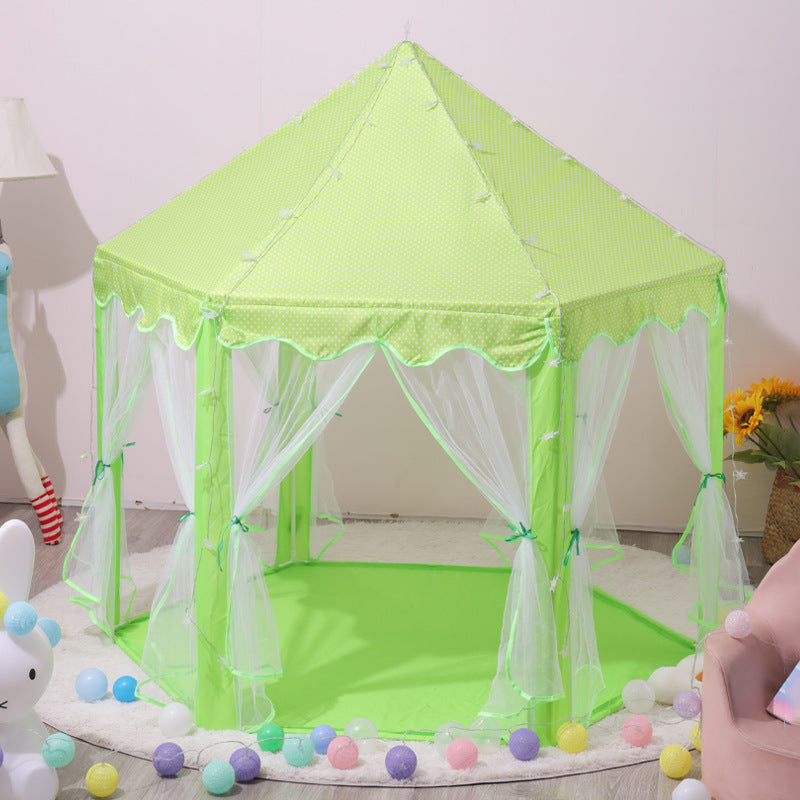 tente enfant TentePrincesse vert citron