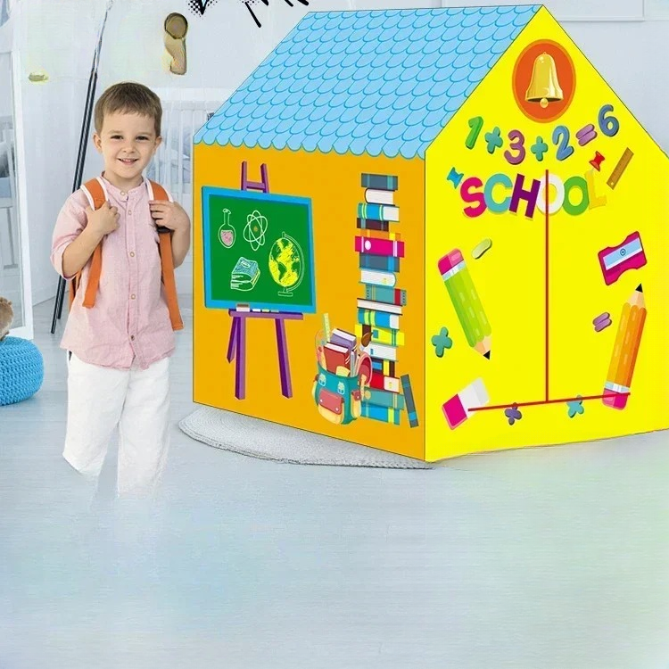tente enfant cabane jeu d'ecole professeur
