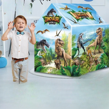 tente enfant cabane jeu de chasseur de dinosaures