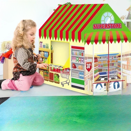 tente enfant cabane jeu de supermache