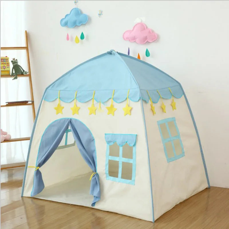 tente enfant espace personnel ToyTent bleu