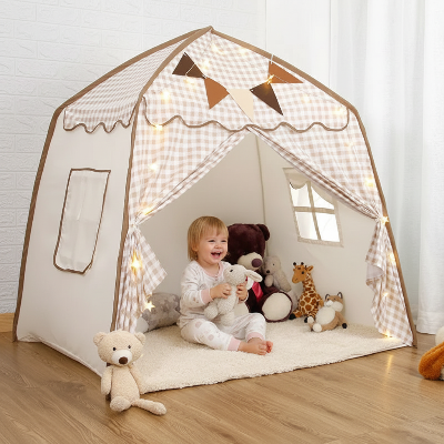 Tente enfant - fille avec peluches