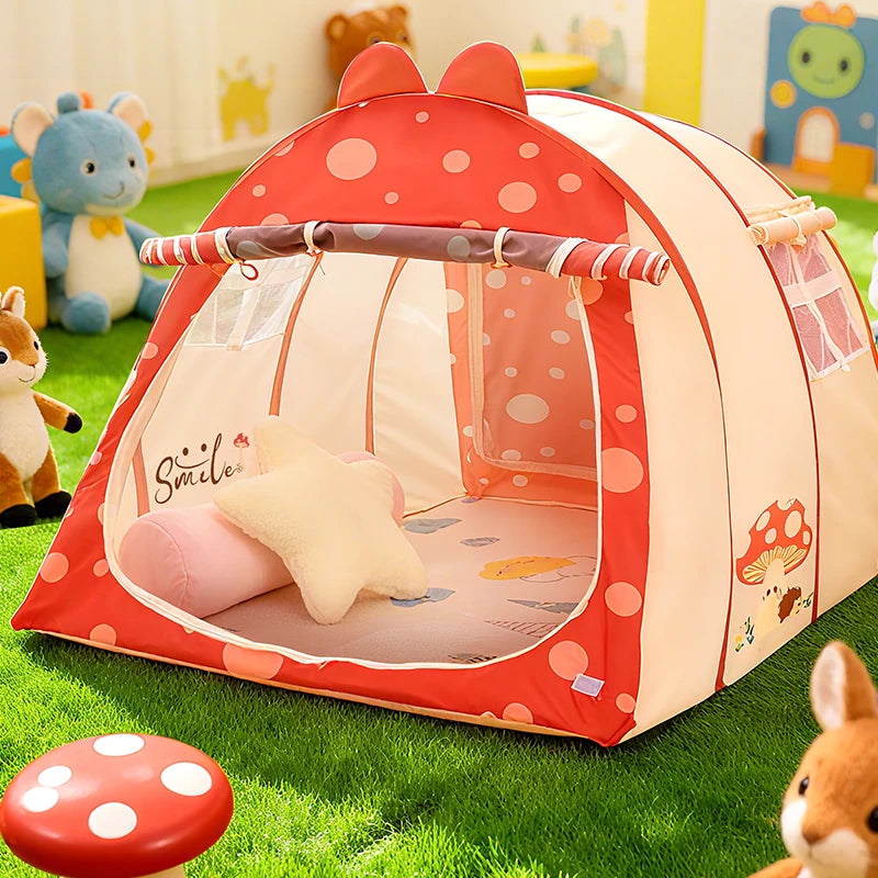 tente enfant gamehouse dans salle de jeu