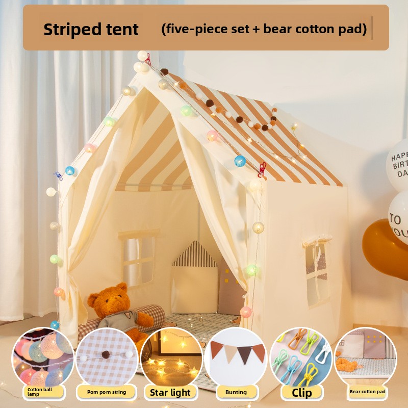 tente enfant magicnest cabane enfant avec décorations