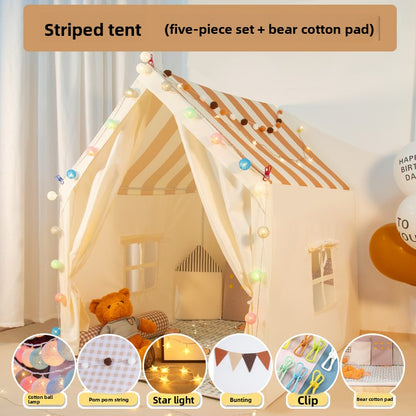 tente enfant magicnest cabane enfant avec décorations