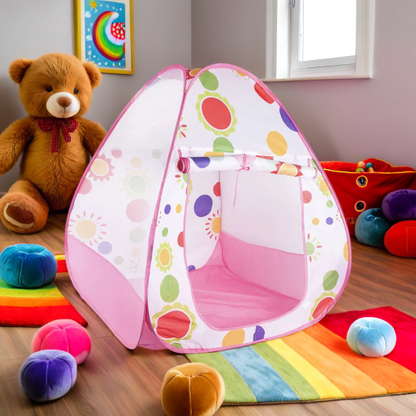 tente enfant rose au salon