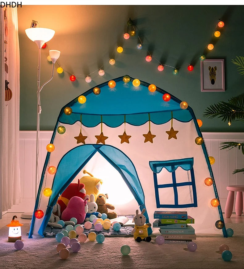 tente enfant toytent bleu éclairée 