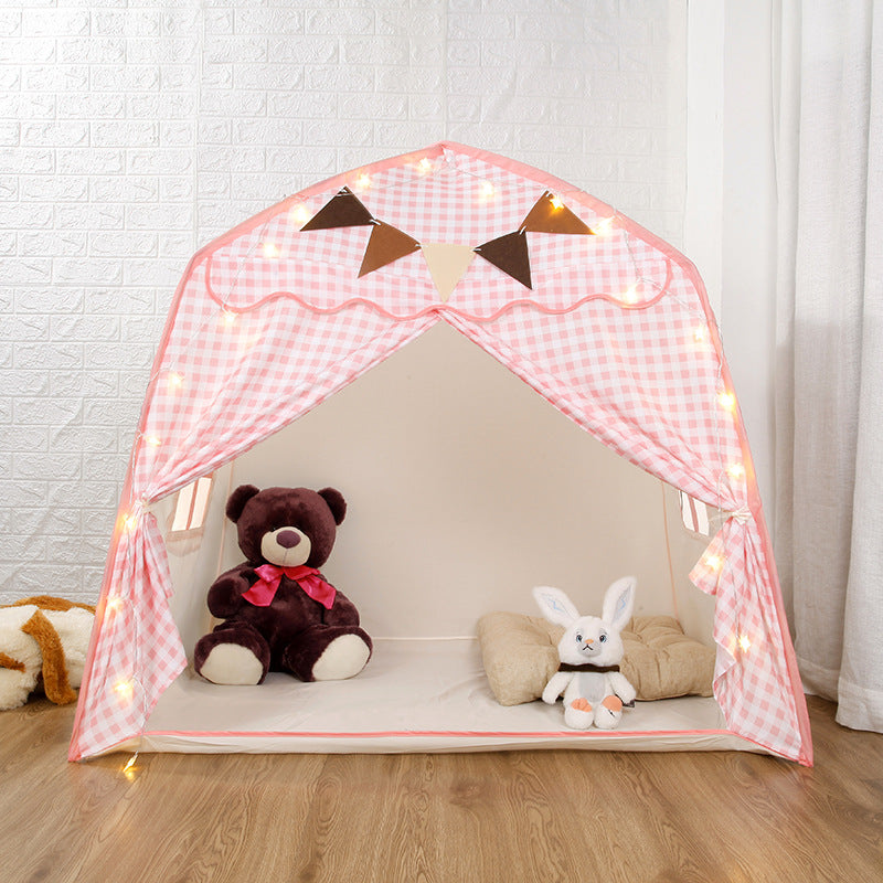tente interieur - tente enfant muetent rose
