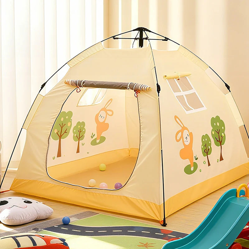 tente pop up enfant légère, imperméable et ultra rapide à installer PopTente