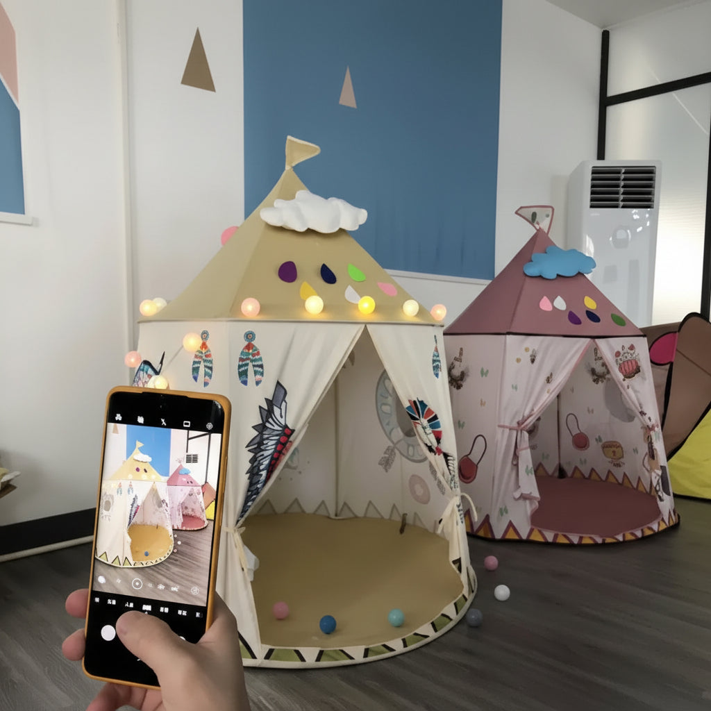tente tipi enfant indianhouse en plusieurs couleurs