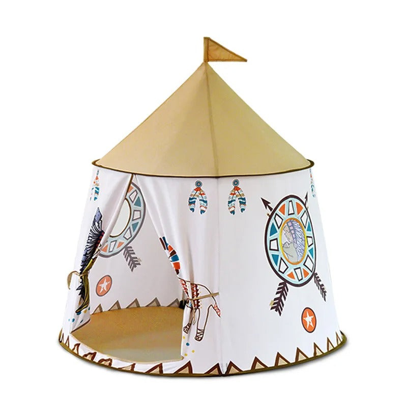 tente tipi enfant indianhouse motifs chasseur