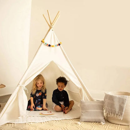 tipi enfant blanc coin de jeu
