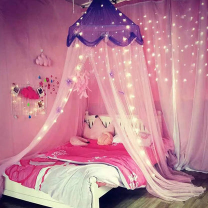 toile de lit ComfortSleep violet sur lit