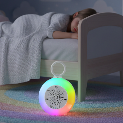 Veilleuse dans chambre pastel