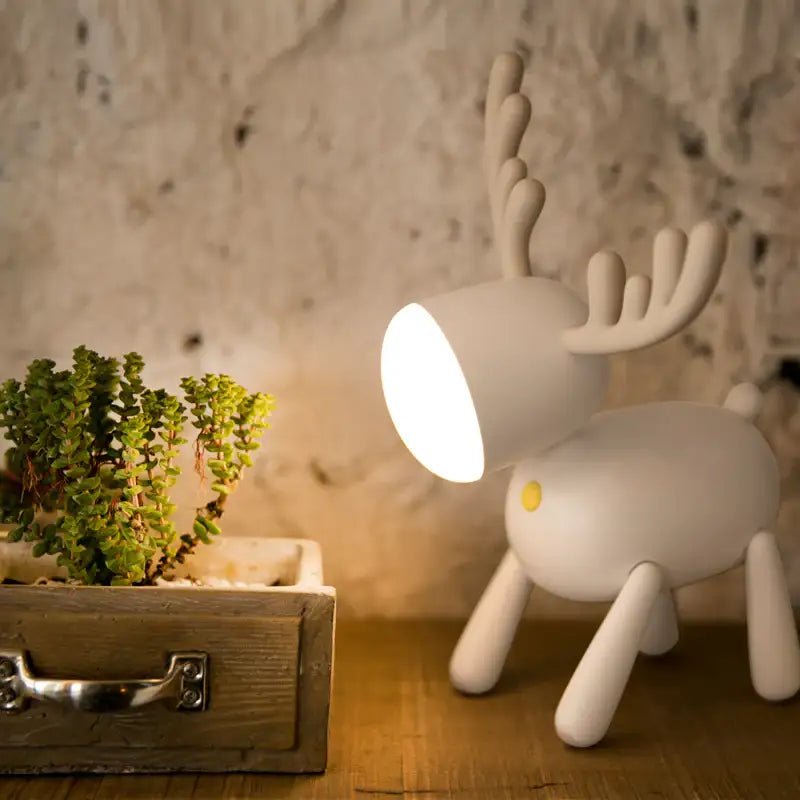veilleuse de nuit cerf – lumière douce et apaisante pour la chambre de votre enfant - Mon Univers Enfant