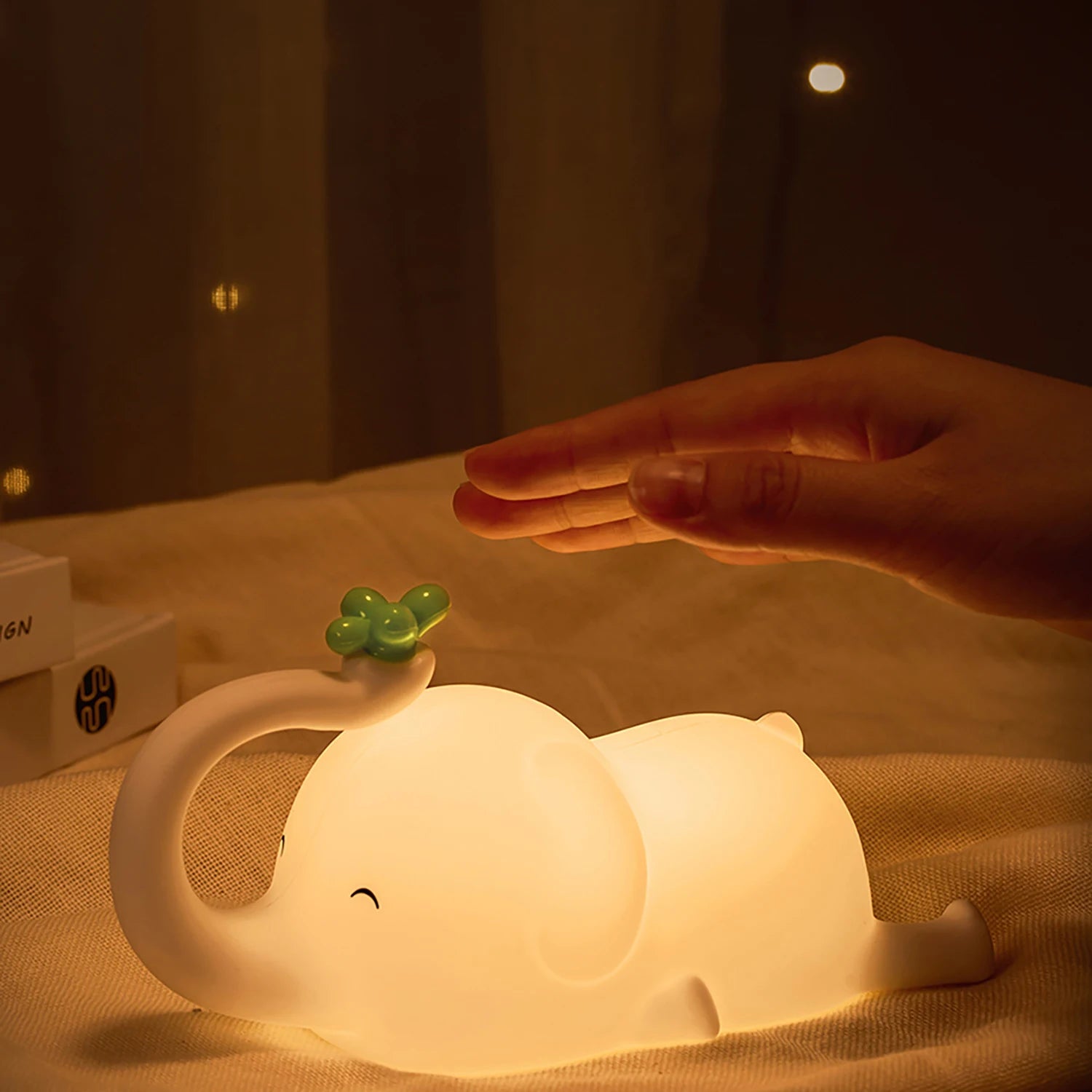 veilleuse elephant MueLamp tactile