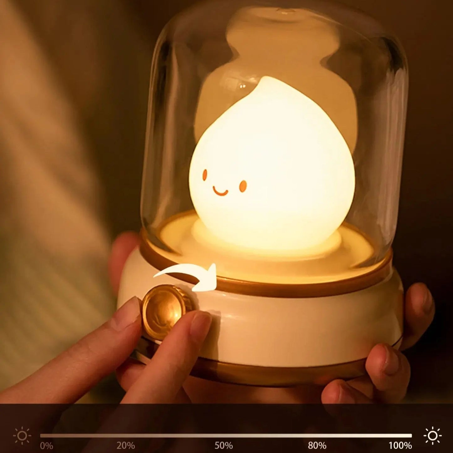 veilleuse enfant 3 ans jaune reglage