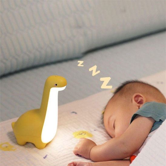 veilleuse enfant dinosaure MueLamp jaune