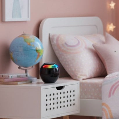 veilleuse enfant musibright noir dans chambre d'enfant