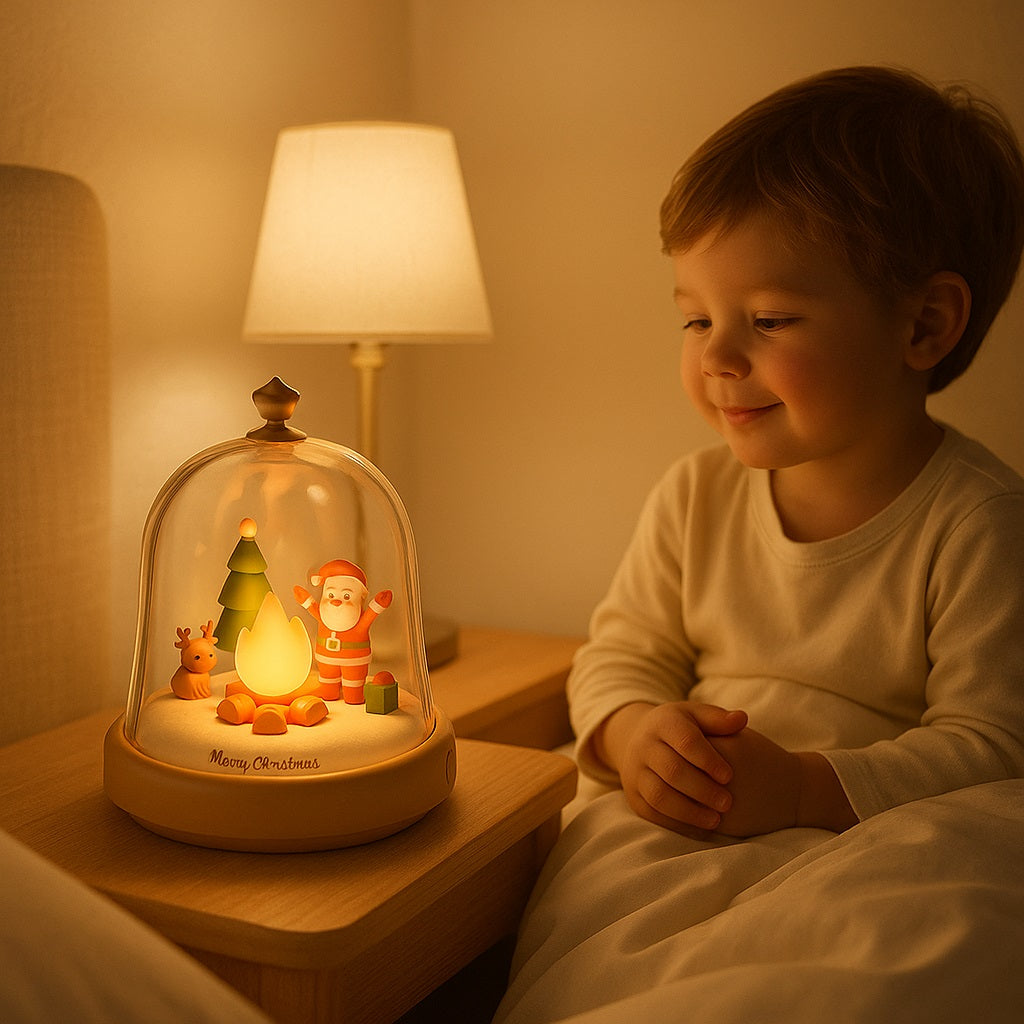 veilleuse enfant musicale bluetooth petiteflamme qui facilite le coucher