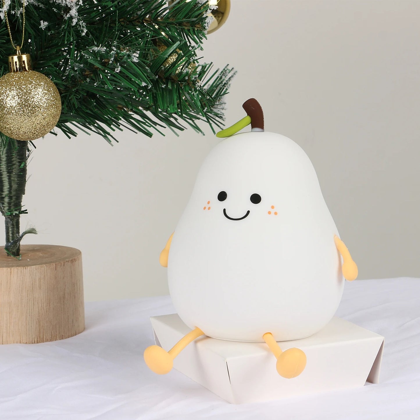 veilleuse enfant poire souriant