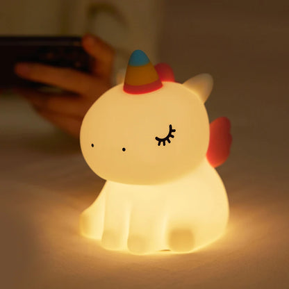 veilleuse enfant rechargeable UnicornLamp lumière uniforme 