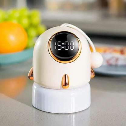 veilleuse fusée rechargeable avec réveil pour enfant rocketclock
